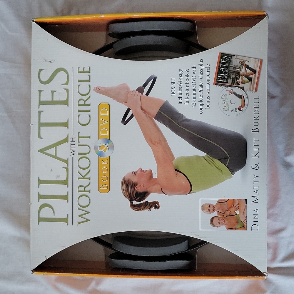 Pilates Workout Circle with book & DVD, used